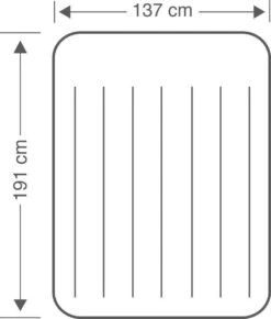 Intex Pillow Rest Classic Full Luchtbed - 2-persoons - 191x137x23 Cm -Bo Camp Goedkope Winkel 1023x1200 3