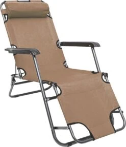 Ligstoel Opvouwbaar 155x60cm - Lichte Ligbed Relaxstoel Tuinstoel Campingstoel Strandstoel -Bo Camp Goedkope Winkel 1033x1200