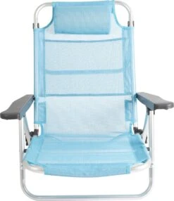 Bo-Camp Beach Chair - Monaco - Aluminium - Blauw -Bo Camp Goedkope Winkel 1035x1200