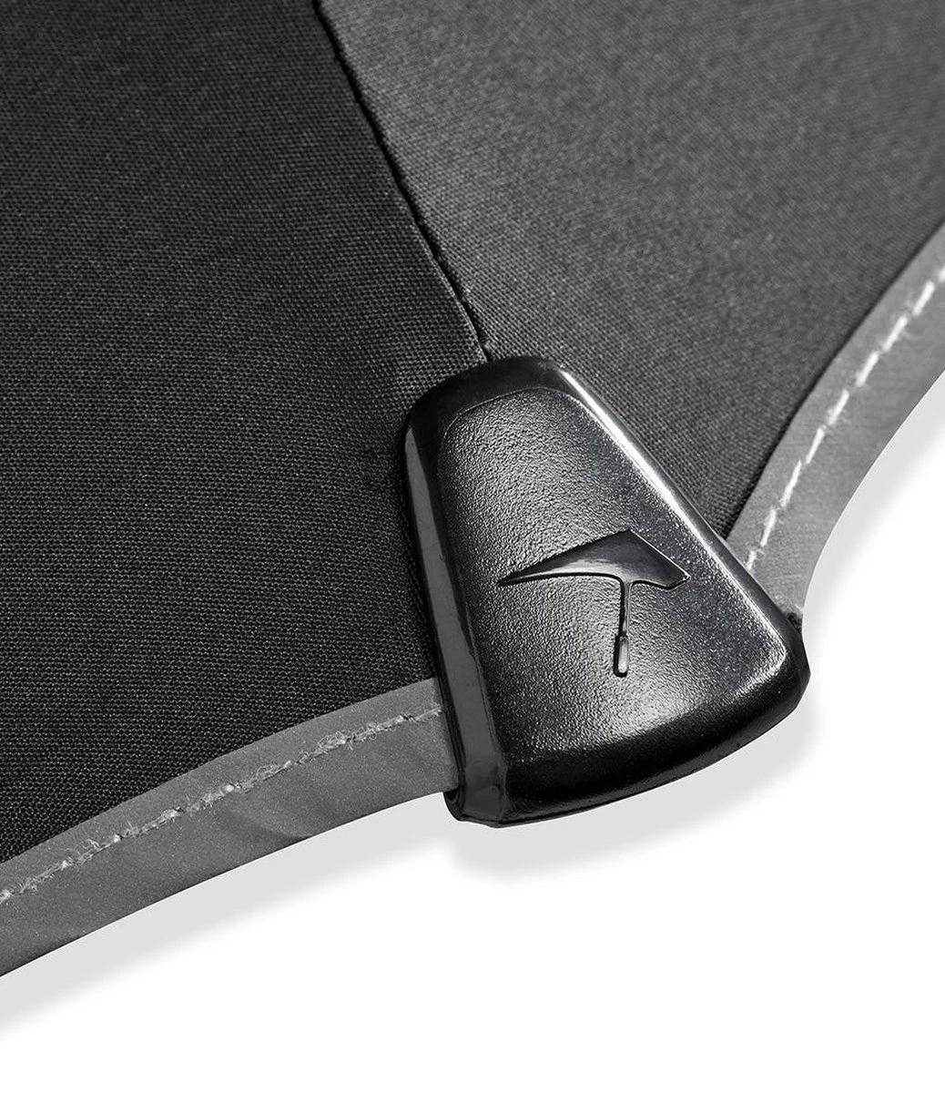 Senz Mini Automatic Foldable Paraplu Black Reflective 7 Senz Mini Automatic Foldable Paraplu Black Reflective - Afbeelding 7