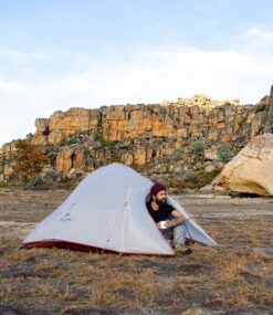 Cloud Up 3 Upgraded - Naturehike® - Tent 3 Persoons - Lichtgewicht Tent - Incl. Grondzeil - 20D 4000MM - Outdoor Kampeertent - Waterdicht - Hiking & Wandelen -Bo Camp Goedkope Winkel 1040x1200 1