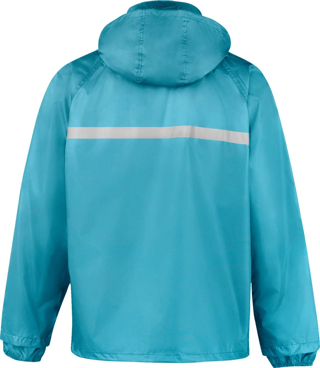 BJØRNSON Dusch Regenpak Dames & Heren - Waterdicht - Maat 3XL - Aqua Blauw 13 BJØRNSON Dusch Regenpak Dames & Heren - Waterdicht - Maat 3XL - Aqua Blauw - Afbeelding 13