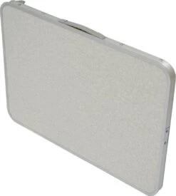 Alu Campingtafel 70x55cm - Inklapbbar Kampeertafel - Picknicktafel Licht Vouwtafel Klaptafel Grijs -Bo Camp Goedkope Winkel 1076x1200