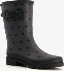 Mountain Peak Dames Regenlaarzen Met Stippen - Zwart - Maat 41