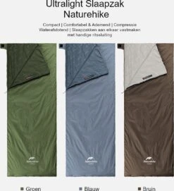 Naturehike® Slaapzak - Lichtgewicht - 190*75cm - Compact - Waterdicht - 3 Seizoenen Slaapzak Lente, Zomer & Herfst - Outdoor - Slaapzakken Volwassen & Kinderen -Bo Camp Goedkope Winkel 1093x1200 1