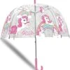 Merkloos Kinderparaplu Unicorn - Transparant