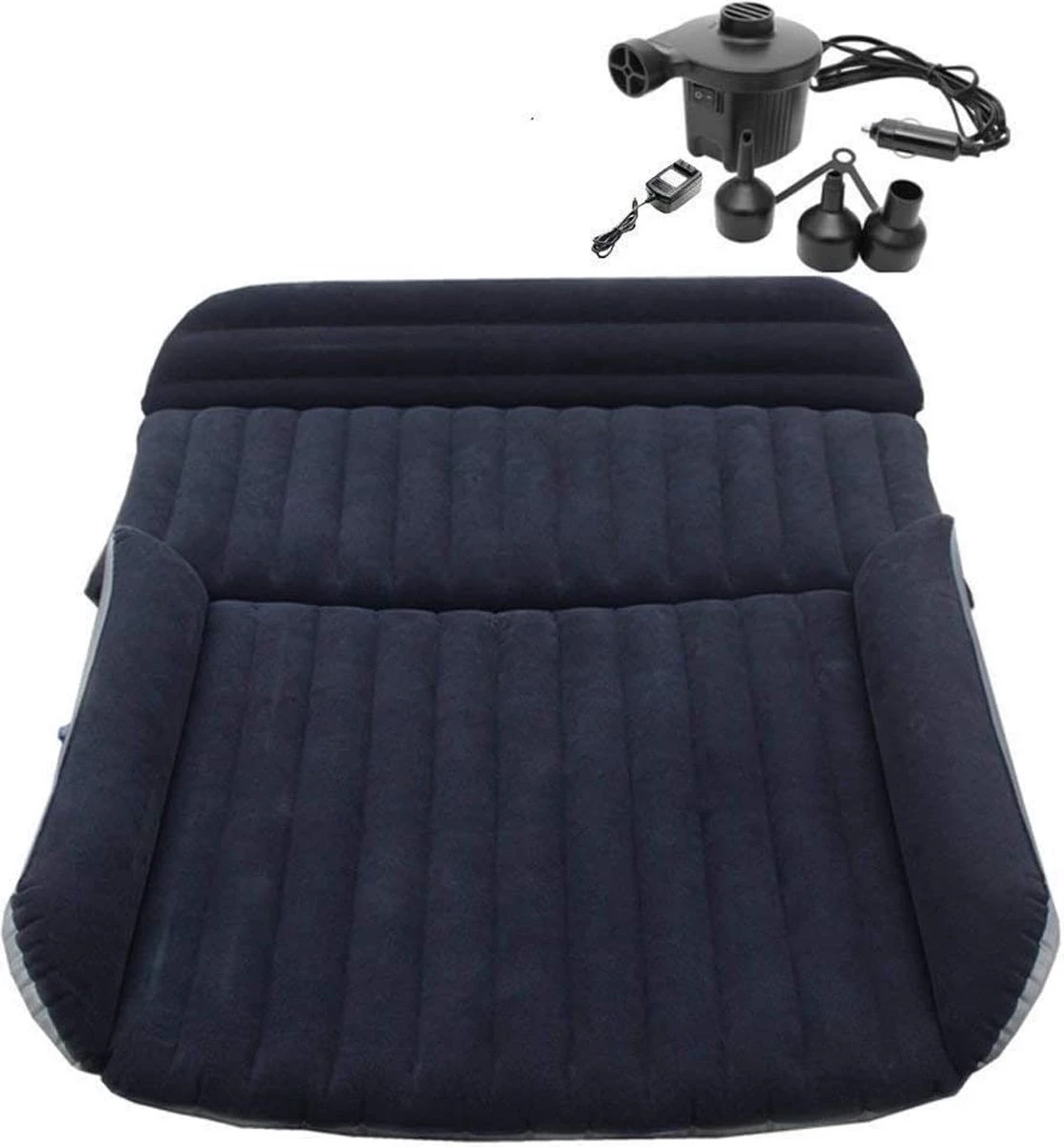 EZLife Auto Luchtbed Zwart 198x158cm 1 EZLife Auto Luchtbed Zwart 198x158cm