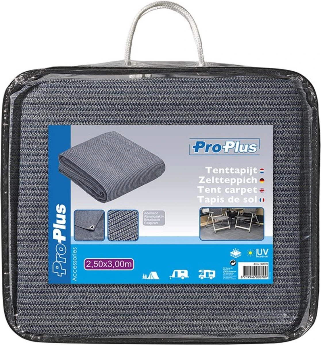 PROPLUS Pro Plus Tenttapijt - 2.5 X 3 Meter - Extra Stevig - Water- En Vuildoorlatend 7 PROPLUS Pro Plus Tenttapijt - 2.5 X 3 Meter - Extra Stevig - Water- En Vuildoorlatend - Afbeelding 7
