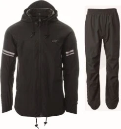 AGU Original Regenpak Essential - Zwart - L - Dames & Heren - Waterdicht & Ademend -Bo Camp Goedkope Winkel 1128x1200