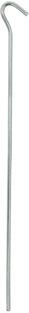 PROPLUS 10x Stuks Grondpennen/tentharingen Metaal Halfrond 30 Cm - Kampeer Artikelen Voor Tent Of Windscherm 6 PROPLUS 10x Stuks Grondpennen/tentharingen Metaal Halfrond 30 Cm - Kampeer Artikelen Voor Tent Of Windscherm - Afbeelding 6