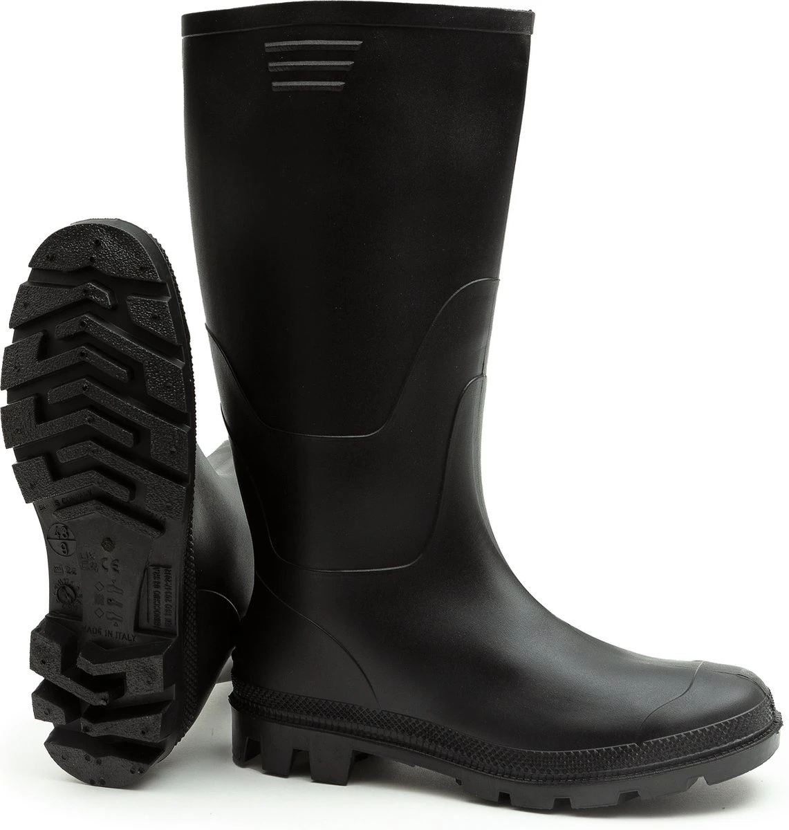 Regenlaarzen Hoog Solemates - Zwart - Knielaars - Dames & Heren - Maat 40 1 Regenlaarzen Hoog Solemates - Zwart - Knielaars - Dames & Heren - Maat 40