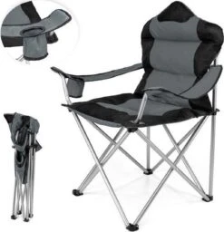 Sens Design Campingstoel - Kampeerstoel - Opvouwbaar - Grijs -Bo Camp Goedkope Winkel 1160x1200
