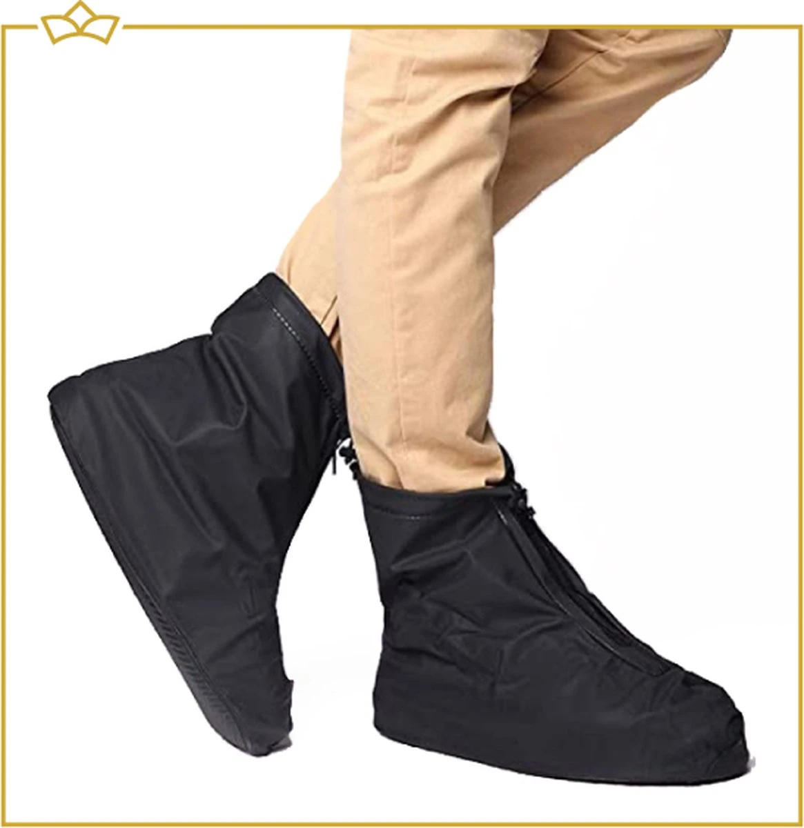 ATTREZZO® Regen Overschoenen – Duurzaam - Regenhoes – Waterdicht En Anti Slip – Maat 38-39 1 ATTREZZO® Regen Overschoenen – Duurzaam - Regenhoes – Waterdicht En Anti Slip – Maat 38-39