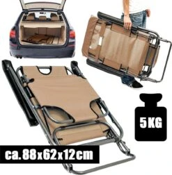 Ligstoel Opvouwbaar 155x60cm - Lichte Ligbed Relaxstoel Tuinstoel Campingstoel Strandstoel -Bo Camp Goedkope Winkel 1176x1200 1