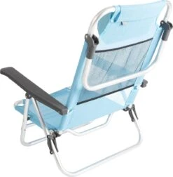 Bo-Camp Beach Chair - Monaco - Aluminium - Blauw -Bo Camp Goedkope Winkel 1176x1200