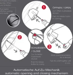Knirps C205 - Medium Duomatic Windproof Paraplu -Black 6 Knirps C205 - Medium Duomatic Windproof Paraplu -Black -Bo Camp Goedkope Winkel 1178x1200 1