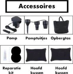 Auto Luchtbed - Auto Bed - Auto Matras - Achterbank En Achterbak - 2 Persoons - Incl. Elektrische Pomp - 175 X 125 CM -Bo Camp Goedkope Winkel 1178x1200 3