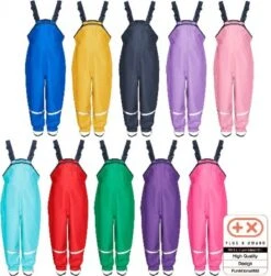 Playshoes Regenbroek Met Bretels Kinderen - Geel - Maat 104 -Bo Camp Goedkope Winkel 1182x1200 2