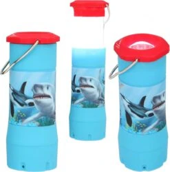 Dino World Zaklamp Haai Junior 10,5 X 4,5 X 4 Cm Blauw/rood -Bo Camp Goedkope Winkel 1185x1200 3