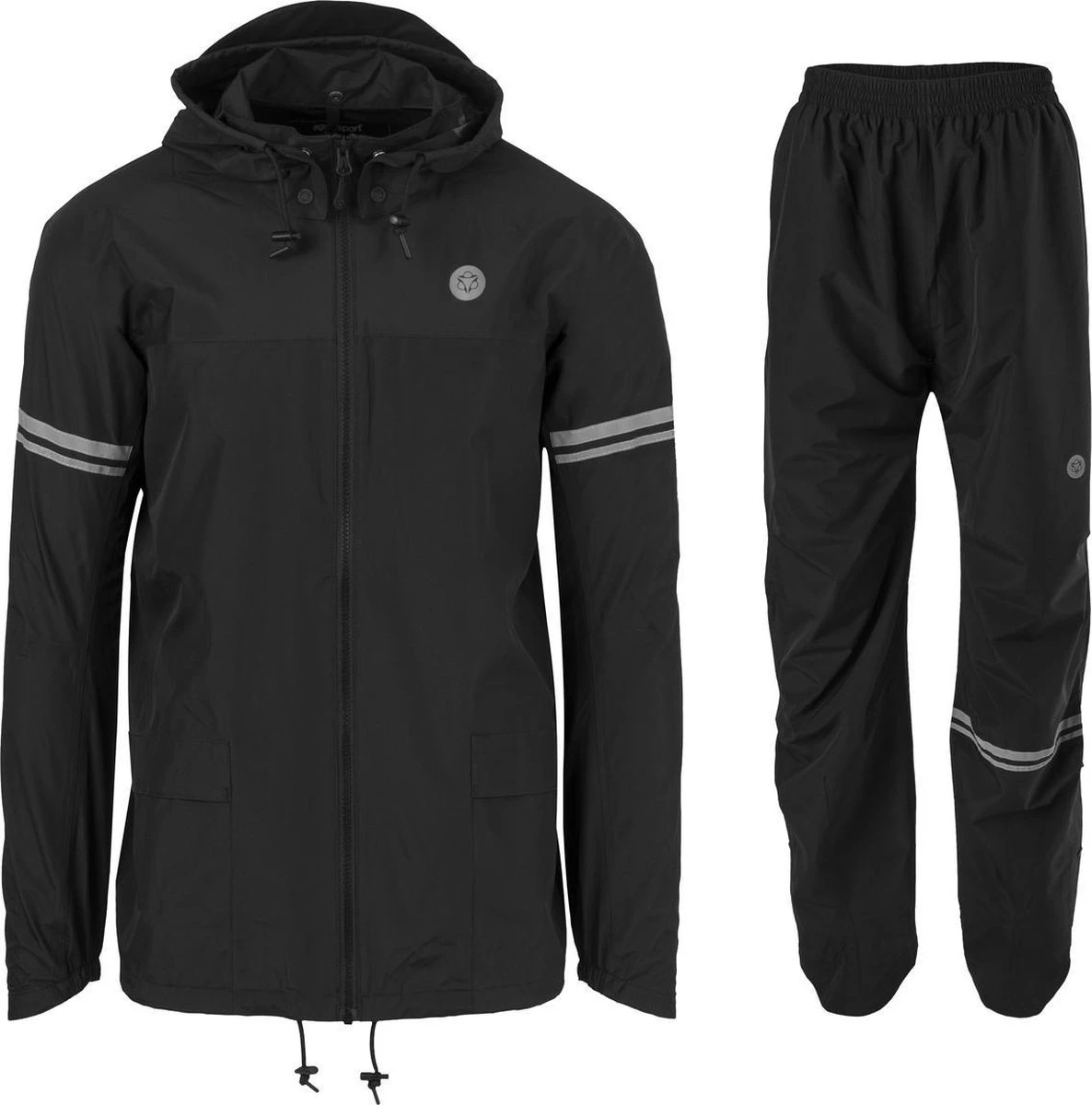 AGU Original Regenpak Essential - Zwart - XXXL - Dames & Heren - Waterdicht & Ademend 1 AGU Original Regenpak Essential - Zwart - XXXL - Dames & Heren - Waterdicht & Ademend