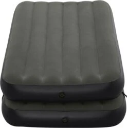 Bestway 3-in-1 Luchtbed - Connect - Zwart - 188x99cm - PVC/Polyester - Single, Double Single En Twin Opblaasbed - Tritech Materiaal - I-Beam Constructie -Bo Camp Goedkope Winkel 1187x1200 2