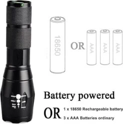 IGOODS - 2 STUKS LED Zaklamp - Wit Licht- Licht Gewicht - Militaire Zaklamp - LED Zaklamp - Inzoombaar -Bo Camp Goedkope Winkel 1191x1200 10