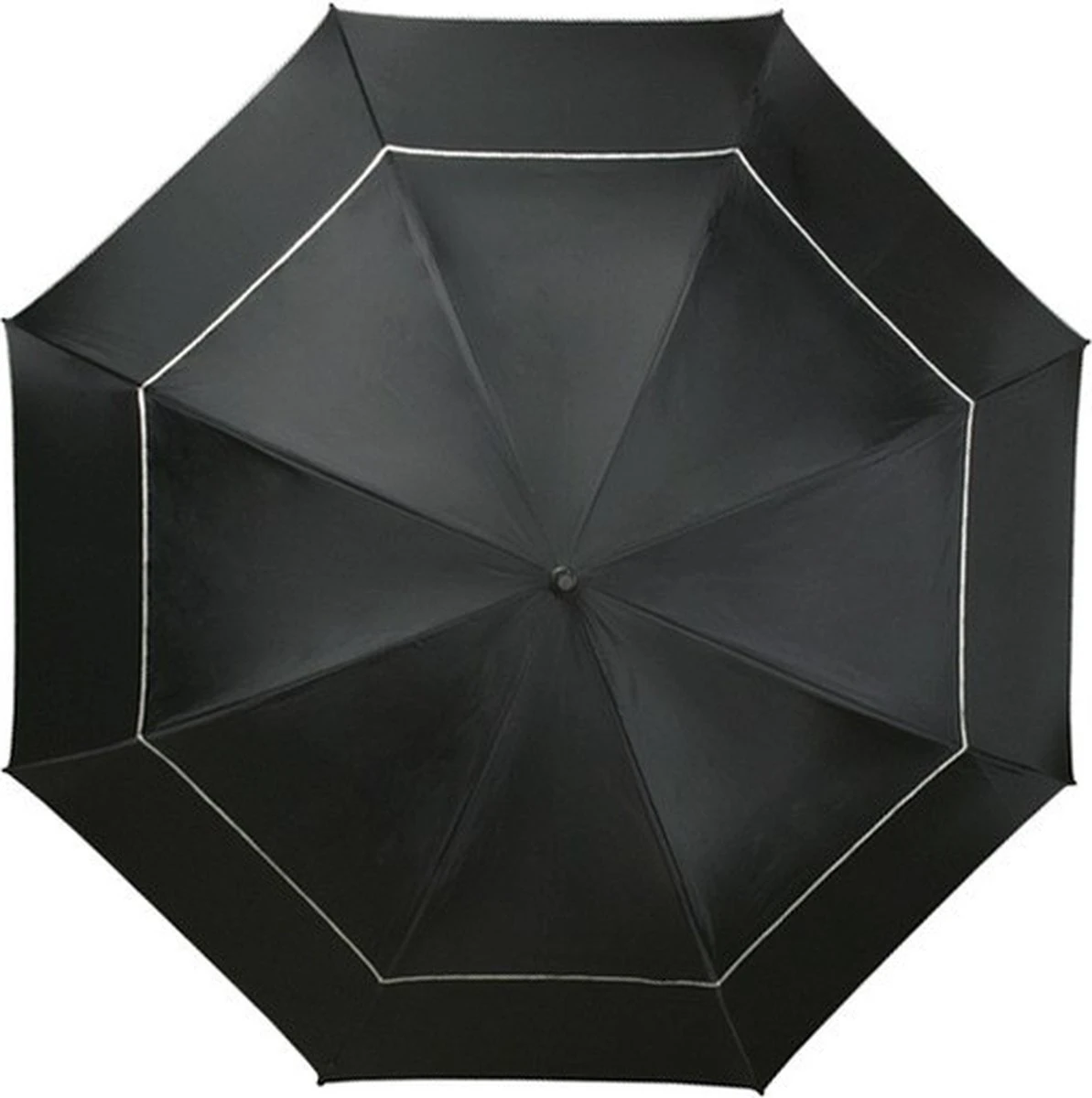 Falcone - XXL Stormparaplu - Extra Groot - Ø 140 Cm - Zwart 2 Falcone - XXL Stormparaplu - Extra Groot - Ø 140 Cm - Zwart - Afbeelding 2