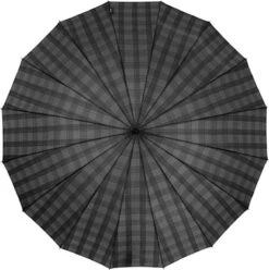 Falconetti Stokparaplu 16 Baans Dessin Grijs Blok -Bo Camp Goedkope Winkel 1196x1200 16