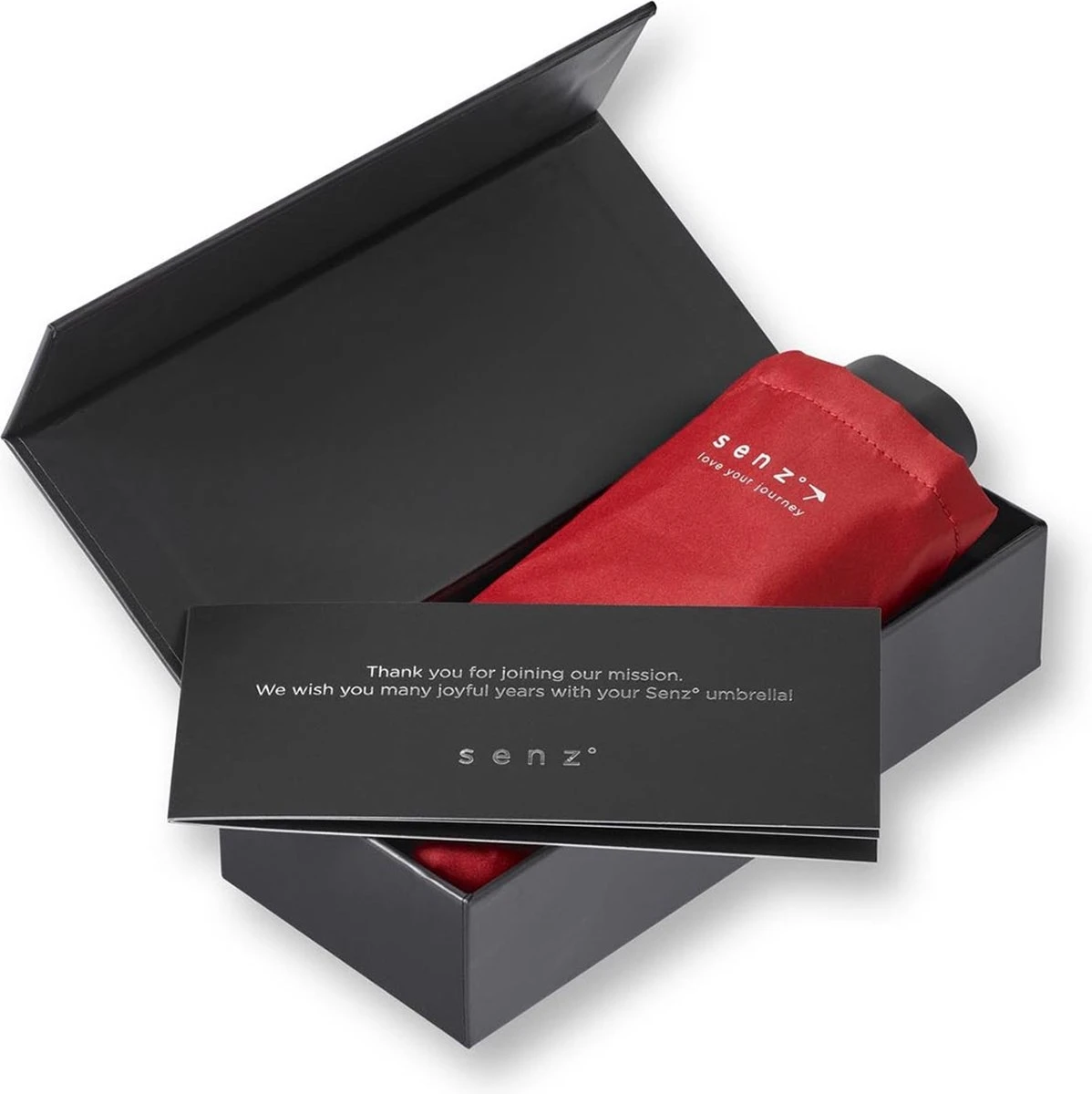 Senz Stormparaplu Opvouwbaar / Paraplu Inklapbaar - Micro - Rood 4 Senz Stormparaplu Opvouwbaar / Paraplu Inklapbaar - Micro - Rood - Afbeelding 4