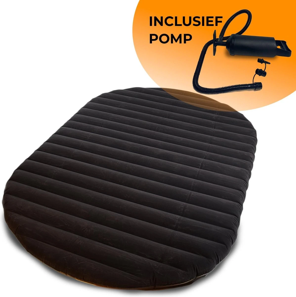 Deryan Luxe Twin Luchtbed - Tweepersoons Luchtbed Inclusief Pomp - 200 Cm X 130 X 13 Cm 1 Deryan Luxe Twin Luchtbed - Tweepersoons Luchtbed Inclusief Pomp - 200 Cm X 130 X 13 Cm