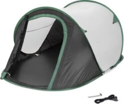 JEMIDI Tweepersoons Pop-up Tent - Opgooitent, Werptent Voor 2 Personen - Ideaal Als Festivaltent Of Kampeertent - Verschillende Kleuren -Bo Camp Goedkope Winkel 1200x1008 1