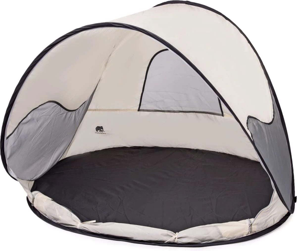 Deryan Luxe Pop Up Strandtent - Anti-UV 50+ - Cream 10 Deryan Luxe Pop Up Strandtent - Anti-UV 50+ - Cream - Afbeelding 10