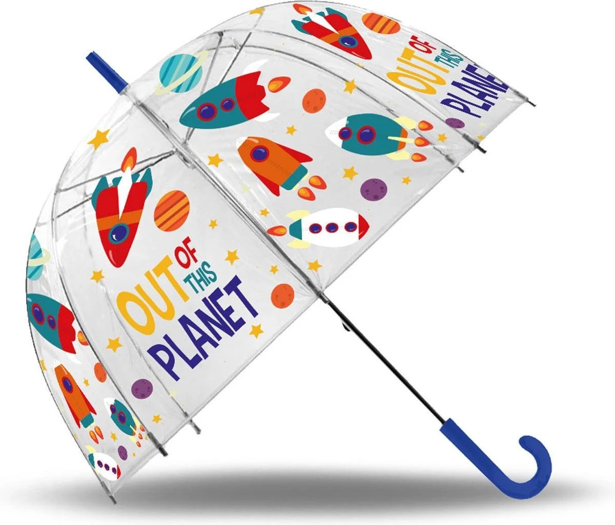 Kids Licensing Kinderparaplu Out Of The Planet 80 Cm Transparant 2 Kids Licensing Kinderparaplu Out Of The Planet 80 Cm Transparant - Afbeelding 2
