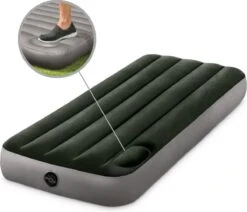 Intex Luchtbed - 1-Persoons - 76 X 191 X 25 Cm - Groen - Met Ingebouwde Voetpomp + Hoeslaken Antraciet + Reparatieset 11 Intex Luchtbed - 1-Persoons - 76 X 191 X 25 Cm - Groen - Met Ingebouwde Voetpomp + Hoeslaken Antraciet + Reparatieset -Bo Camp Goedkope Winkel 1200x1032 9