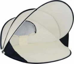 Deryan Luxe Pop Up Strandtent XXL - Anti-UV 50+ - Cream -Bo Camp Goedkope Winkel 1200x1034 1