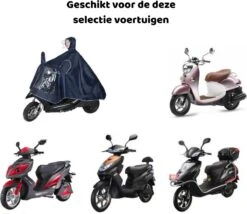 Simple Lifestyle® Universeel Regenjas Bromfiets Hoes Scooter Regenponcho Beenkleed - Zwart -Bo Camp Goedkope Winkel 1200x1038 5