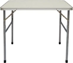 Alu Campingtafel 70x55cm - Inklapbbar Kampeertafel - Picknicktafel Licht Vouwtafel Klaptafel Grijs -Bo Camp Goedkope Winkel 1200x1041