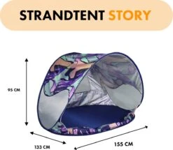 Deryan Luxe Pop Up Strandtent - Anti-UV 50+ - Story 9 Deryan Luxe Pop Up Strandtent - Anti-UV 50+ - Story -Bo Camp Goedkope Winkel 1200x1045 2