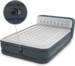 Intex 64448 - Queen Deluxe Ultra-Plush Zelfopblazend 2-persoons Luchtbed Met Hoofdboord (203x152x46cm) 29 Intex 64448 - Queen Deluxe Ultra-Plush Zelfopblazend 2-persoons Luchtbed Met Hoofdboord (203x152x46cm) -Bo Camp Goedkope Winkel 1200x1049 2