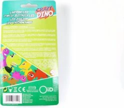 Kids Licensing Zaklamp Dino Voor Kinderen | Nachtlamp Dinosaurus LED + 10 Gratis Dino Stickers | Werkt Op 2 AA Batterijen | 16cm | FL03 -Bo Camp Goedkope Winkel 1200x1050 25