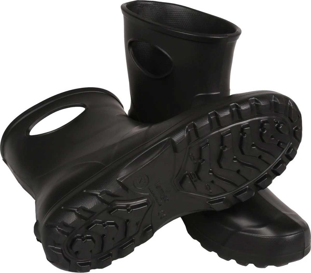 Zwarte Rubberen Dameslaarzen Compleet Met Tuinhandschoenen Maat - 39 5 Zwarte Rubberen Dameslaarzen Compleet Met Tuinhandschoenen Maat - 39 - Afbeelding 5