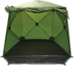 FisherPro Karpertent Met Stormcover – Vistent – Tent - Bescherming Tegen Zon En Wind – 100% Waterdichte Stormhoes – Met Handige Meeneemtas – Ook Geschikt Als Strandtent Of Festivaltent – Extra Veiligheid En Warmte Door Stormcover -Bo Camp Goedkope Winkel 1200x1070 4