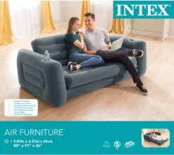 Intex Luxe Bankstel / Opblaasbare Slaapbank - 2-persoons - 203x224x66 Cm -Bo Camp Goedkope Winkel 1200x1072 4