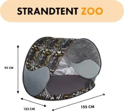 Deryan Luxe Pop Up Strandtent - Anti-UV 50+ - Zoo -Bo Camp Goedkope Winkel 1200x1076 4