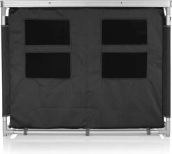 Campart Campingkeuken KI-0734 - Campingkast Groot - 4 Verstelbare Poten - Opvouwbaar En Lichtgewicht - Inclusief Opbergtas - Grijs -Bo Camp Goedkope Winkel 1200x1077