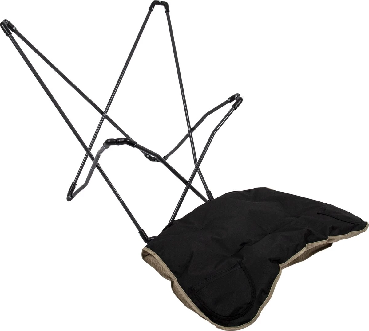 Bo-Camp - Urban Outdoor - Vlinderstoel - Grainger - M - Nika - Beige 4 Bo-Camp - Urban Outdoor - Vlinderstoel - Grainger - M - Nika - Beige - Afbeelding 4