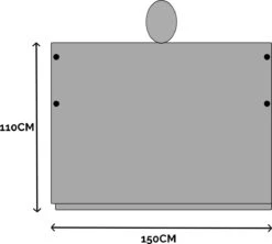 Regenponcho / Fietsponcho Herbruikbaar Voor Volwassenen ( Dames En Heren ) - 200x110cm - 100% Ripstop Polyester - Zwart 12 Regenponcho / Fietsponcho Herbruikbaar Voor Volwassenen ( Dames En Heren ) - 200x110cm - 100% Ripstop Polyester - Zwart -Bo Camp Goedkope Winkel 1200x1079 3