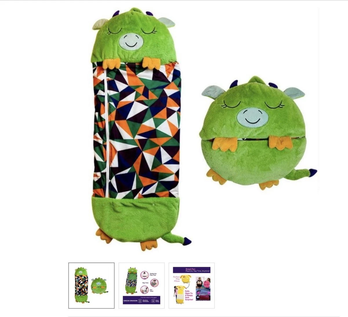 Draak Slaapzak -160 Cms | Kinderslaapzak | Slaapzak Junior | Nappers | Children Sleeping Bag | Kinderen Slaapzak | Super Soft 2 In 1 Fun Pillow &Sleepy For Boys | Draak Slaapzak | Zachte Slaapzak | Knuffel Slaapzak | 2 In 1 Slaapzak | Kinderen 4 Draak Slaapzak -160 Cms | Kinderslaapzak | Slaapzak Junior | Nappers | Children Sleeping Bag | Kinderen Slaapzak | Super Soft 2 In 1 Fun Pillow &Sleepy For Boys | Draak Slaapzak | Zachte Slaapzak | Knuffel Slaapzak | 2 In 1 Slaapzak | Kinderen - Afbeelding 4