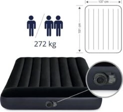 Intex Pillow Rest Classic Full Luchtbed - 2-persoons - 191x137x23 Cm -Bo Camp Goedkope Winkel 1200x1096 1