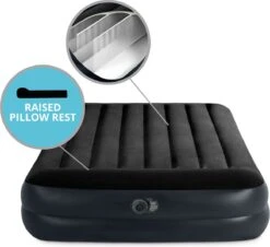 Intex Luchtbed - 2-Persoons - 152 X 203 X 42 Cm - Blauw - Met Pomp + Hoeslaken Wit + Reparatieset -Bo Camp Goedkope Winkel 1200x1098 12